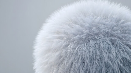 Fototapeta premium Closeup Of 3d Fluffy Textured Ball