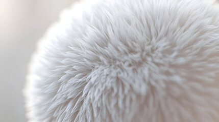 Fototapeta premium Closeup Of 3d Fluffy Textured Ball