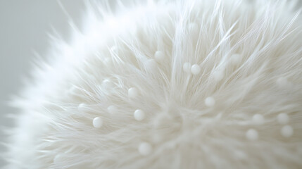 Closeup Of 3d Fluffy Textured Ball


