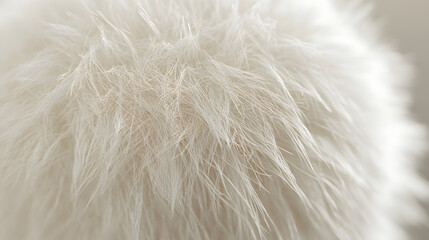 Fototapeta premium Closeup Of 3d Fluffy Textured Ball