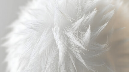 Fototapeta premium Closeup Of 3d Fluffy Textured Ball
