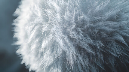 Obraz premium Closeup Of 3d Fluffy Textured Ball