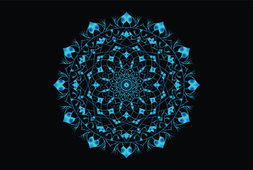 Colorful mandala design vector eps 