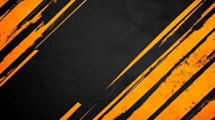 Abstract design with bold orange stripes on a dark background, suitable for graphic use.
