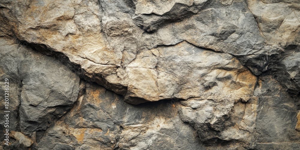 Wall mural Captivating stone texture backdrop with earthy tones of grey and brown creating a rugged and natural appearance, perfect for design projects.