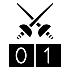 Fencing Scoreboard Icon