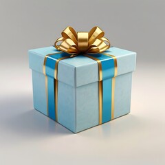 "A rectengular box, ribbon defines charm."