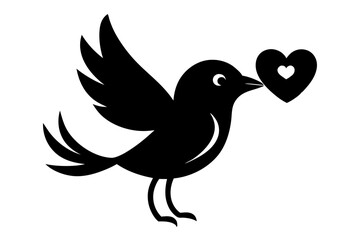dove with heart