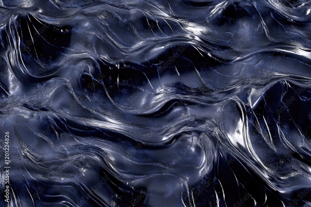 Poster close-up shot of a wavy surface with texture and pattern