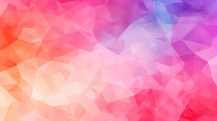 Obraz premium Polygon watercolor concept. Vibrant abstract background with colorful geometric shapes and gradients.