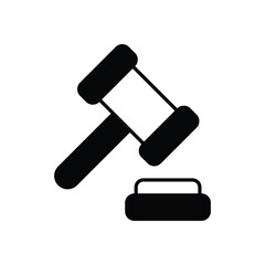 Law icon business vector concept stock graphic