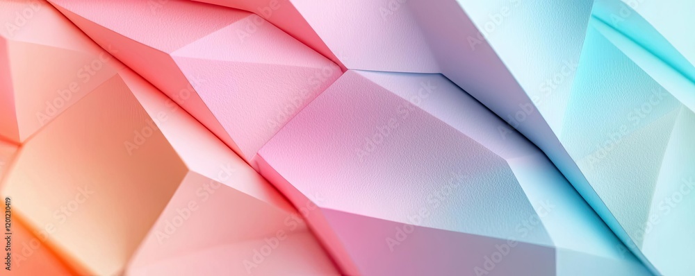 Poster polygon watercolor concept. abstract textured background with vibrant colors and geometric shapes fo