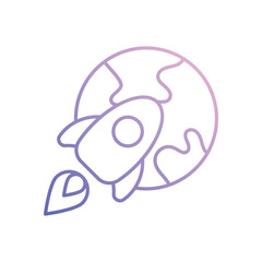 Startup icon business vector concept stock graphic