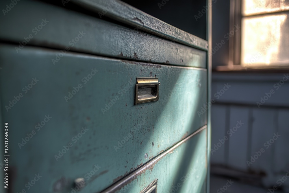 Poster a detailed view of a drawer's interior showing various items stored inside