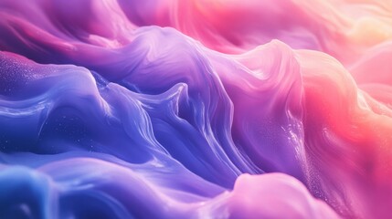 Fototapeta premium High fidelity digital landscapes tranquil abstract art with lush flowing gradients