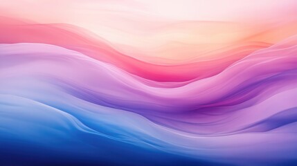 Fototapeta premium Tranquil high-fidelity digital art lush gradients in an abstract serene environment