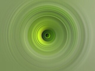 Abstract green background with swirling circles and vibrant patterns