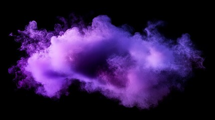 Fototapeta premium Purple Smoke Cloud Abstract Background - Digital Art
