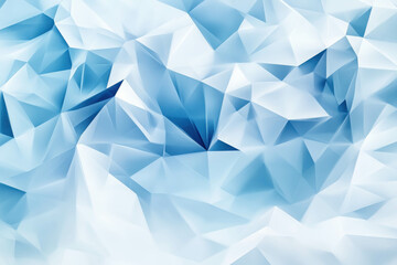 Obraz premium Soft Blue Polygonal Background with Light Gradients for Modern Design Projects