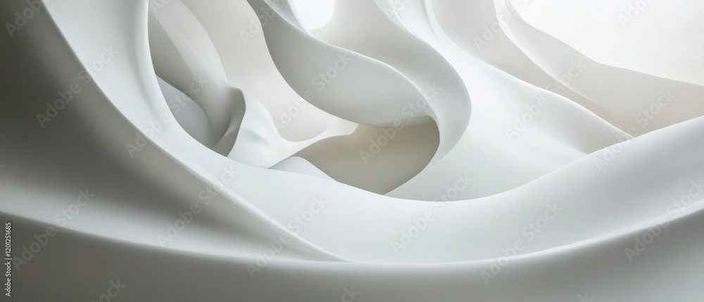 Poster Fluid dynamics in digital art close-up views of virtual fluidity representation