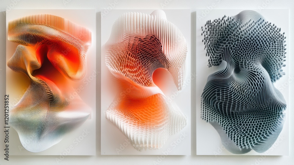 Poster create hypnotic gradient patterns in high-fidelity gigapixel for digital art enthusiasts