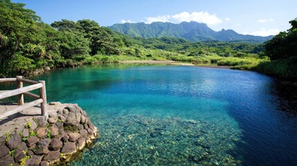 Tranquil Tropical Lake