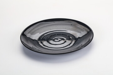 Empty clean color plate dishware