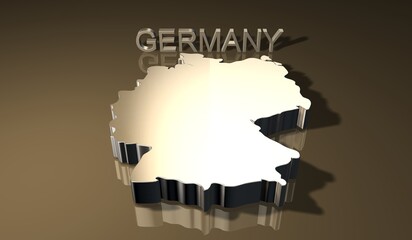 Map of Germany for print purpose 2