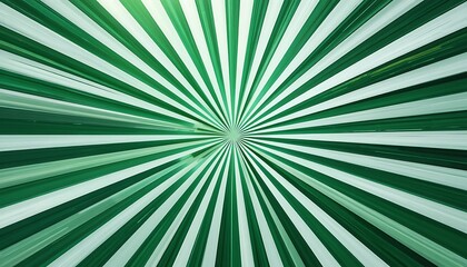 Abstract Green And White Radiating Lines Design