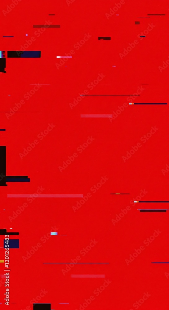 Poster creative glitch texture, video background static color noise glitch error video damage bad interfere