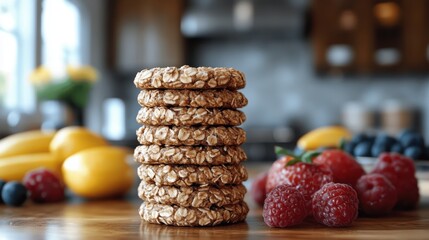 Healthy Vegan Oatmeal Cookies in a Jar