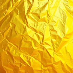 crumpled yellow paper