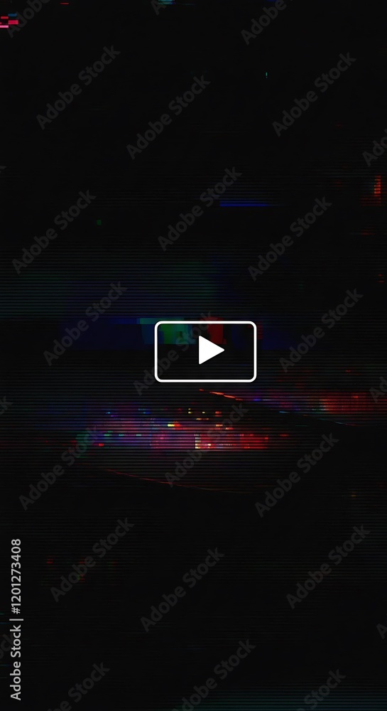 Poster creative glitch texture, video background static color noise glitch error video damage bad interfere
