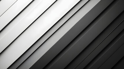Obraz premium Black white dark gray abstract background. Geometric pattern shape. Line triangle polygon angle. Gradient. Shadow. Matte. 3d effect. Rough grain grungy. Design. Template. Presentation.