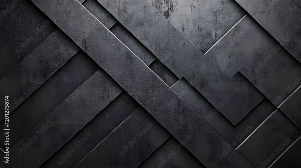 Poster black white dark gray abstract background. geometric pattern shape. line triangle polygon angle. gra