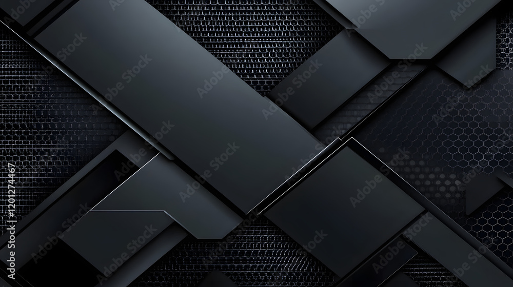 Poster black white dark gray abstract background. geometric pattern shape. line triangle polygon angle. gra