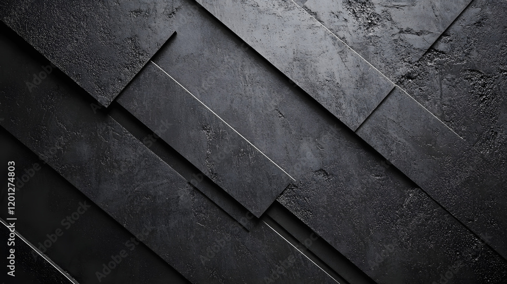 Poster black white dark gray abstract background. geometric pattern shape. line triangle polygon angle. gra