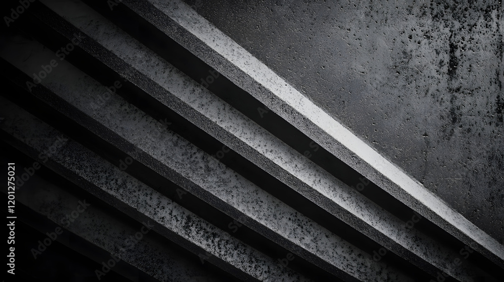 Poster black white dark gray abstract background. geometric pattern shape. line triangle polygon angle. gra