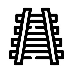 Railway Tracks line icon