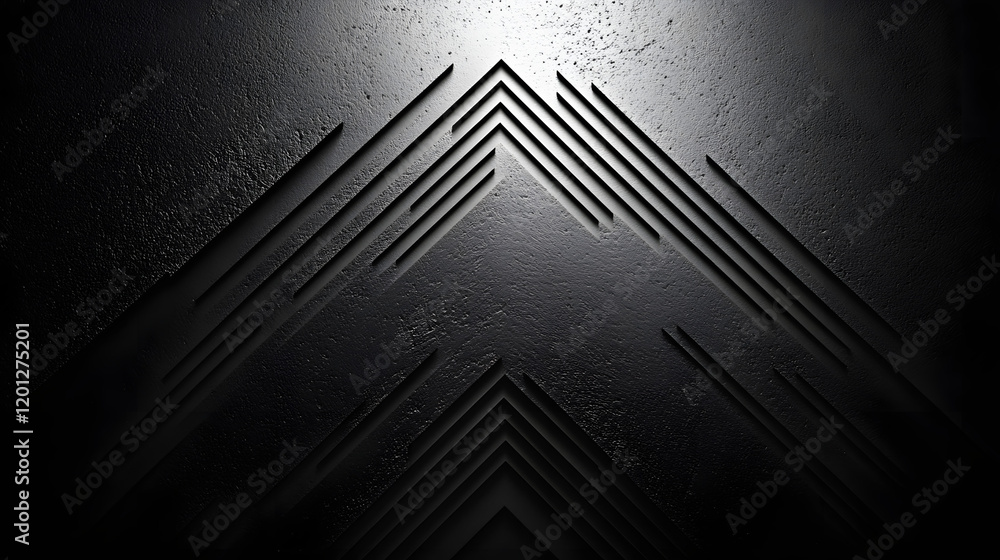 Poster black white dark gray abstract background. geometric pattern shape. line triangle polygon angle. gra