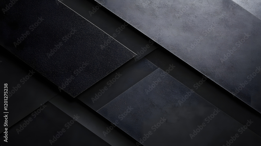 Poster black white dark gray abstract background. geometric pattern shape. line triangle polygon angle. gra