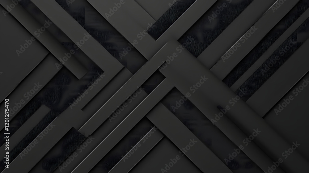 Poster black white dark gray abstract background. geometric pattern shape. line triangle polygon angle. gra