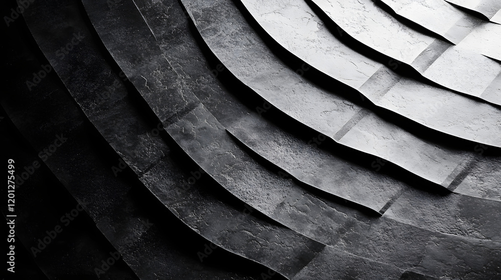 Poster black white dark gray abstract background. geometric pattern shape. line triangle polygon angle. gra
