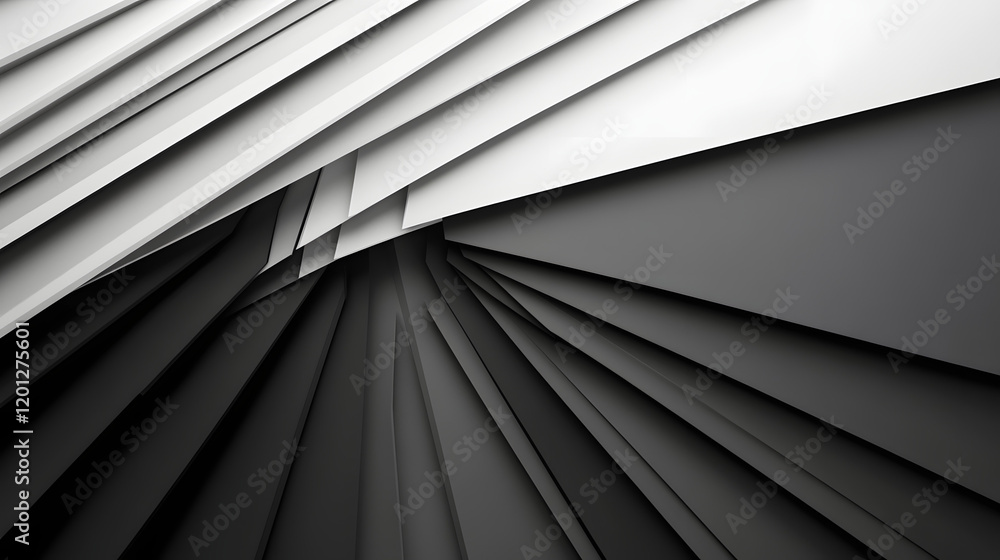 Poster black white dark gray abstract background. geometric pattern shape. line triangle polygon angle. gra