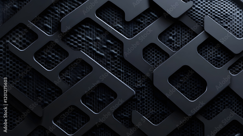 Poster black white dark gray abstract background. geometric pattern shape. line triangle polygon angle. gra
