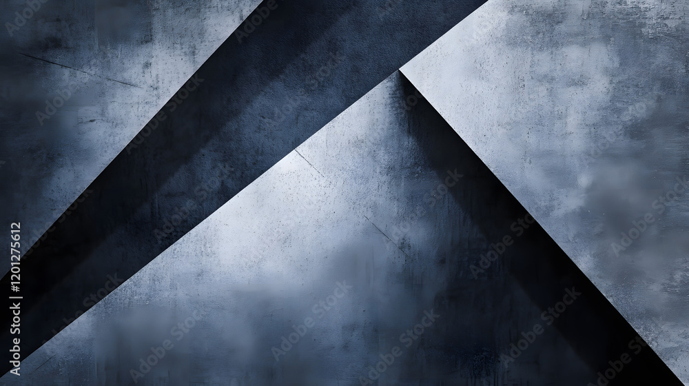 Poster black white dark gray abstract background. geometric pattern shape. line triangle polygon angle. gra