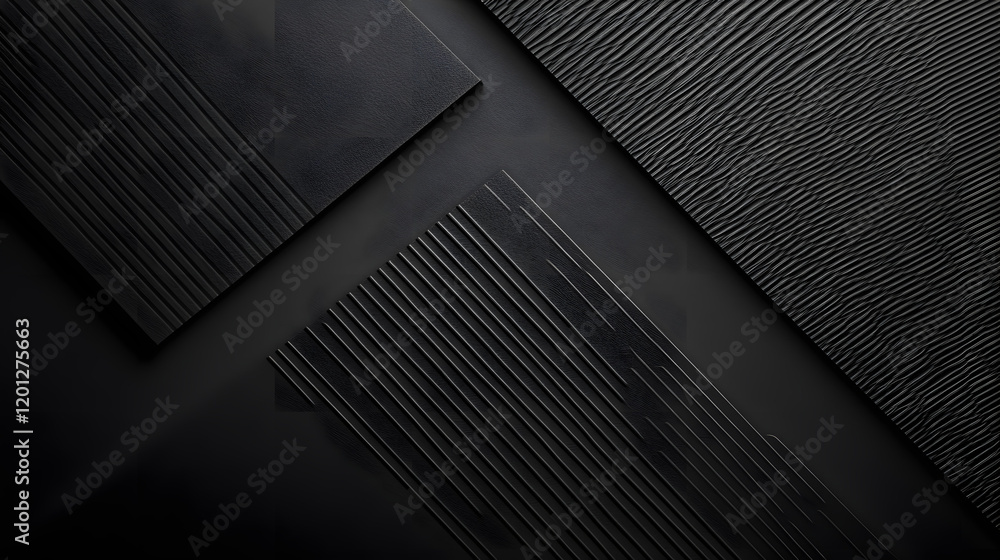 Poster black white dark gray abstract background. geometric pattern shape. line triangle polygon angle. gra