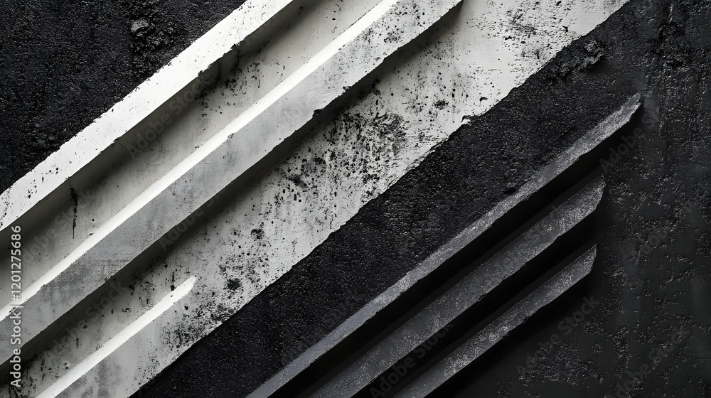 Poster black white dark gray abstract background. geometric pattern shape. line triangle polygon angle. gra