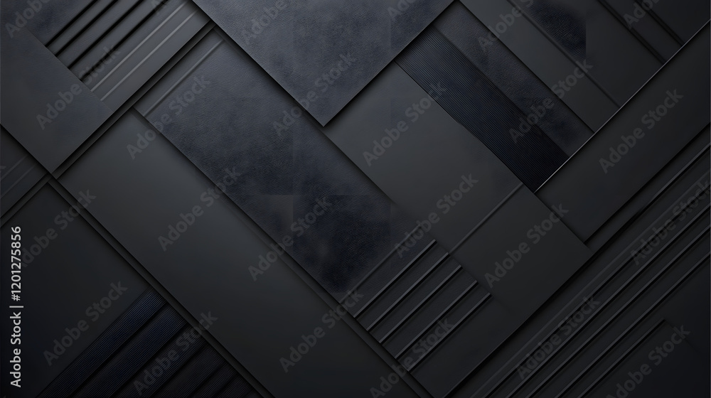 Poster black white dark gray abstract background. geometric pattern shape. line triangle polygon angle. gra