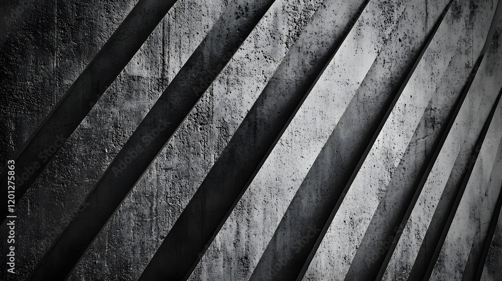 Poster black white dark gray abstract background. geometric pattern shape. line triangle polygon angle. gra